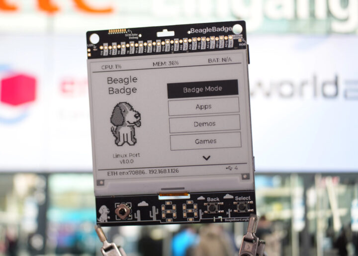 BeagleBadge - A TI Sitara AM62L32 SoC 4.2-Inch ePaper Badge Powered by Linux - CNX Software