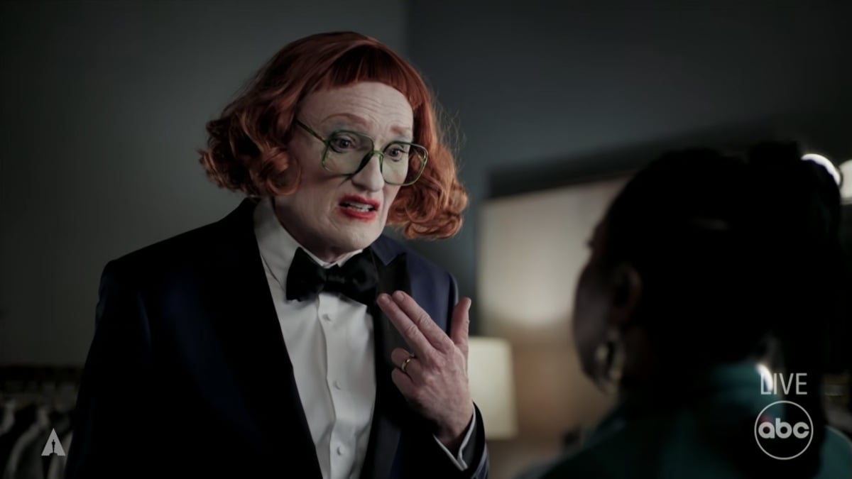 Conan O'Brien Channels Weapons Aunt Gladys in Glorious Oscars Cold Open