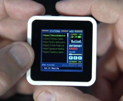 DIY ESP32-S3 Internet Radio with Winamp-Inspired Interface - CNX Software