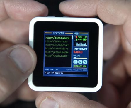 DIY ESP32-S3 Internet Radio with Winamp-Inspired Interface - CNX Software