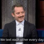 Elijah Wood Unveils LOTR Group Chat Name and Daily Conversations