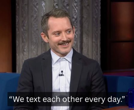 Elijah Wood Unveils LOTR Group Chat Name and Daily Conversations