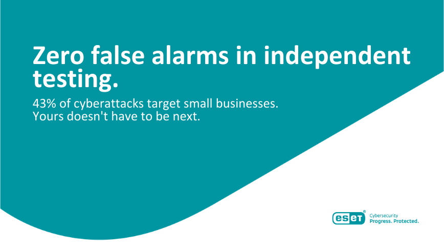 ESET PROTECT Achieves Zero False Alarms in Independent Testing—Now 20% Off