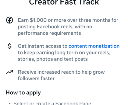 Facebook Introduces New Monetization Program to Attract Popular Creators from TikTok and YouTube