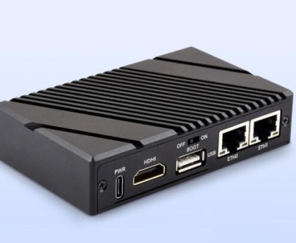 Fanless Raspberry Pi CM5 Mini PC Features HDMI, 2.5GbE + GbE, Dual USB, M.2 Key-M Socket