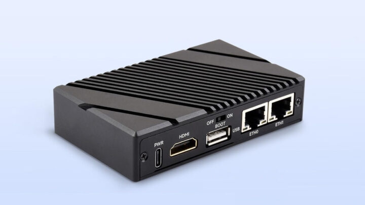 Fanless Raspberry Pi CM5 Mini PC Features HDMI, 2.5GbE + GbE, Dual USB, M.2 Key-M Socket
