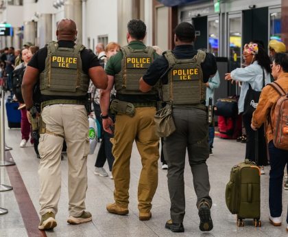 Federal Immigration Agents Film Airport Arrests as Trump Deploys ICE to Ease Security Delays