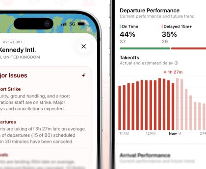 Flighty's Latest Update Provides Real-Time Airport Disturbance Alerts