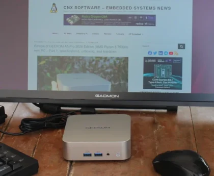 GEEKOM A5 Pro 2026 Edition Review - Part 3: Ubuntu 25.10 on AMD Ryzen 5 7530U Mini PC - CNX Software