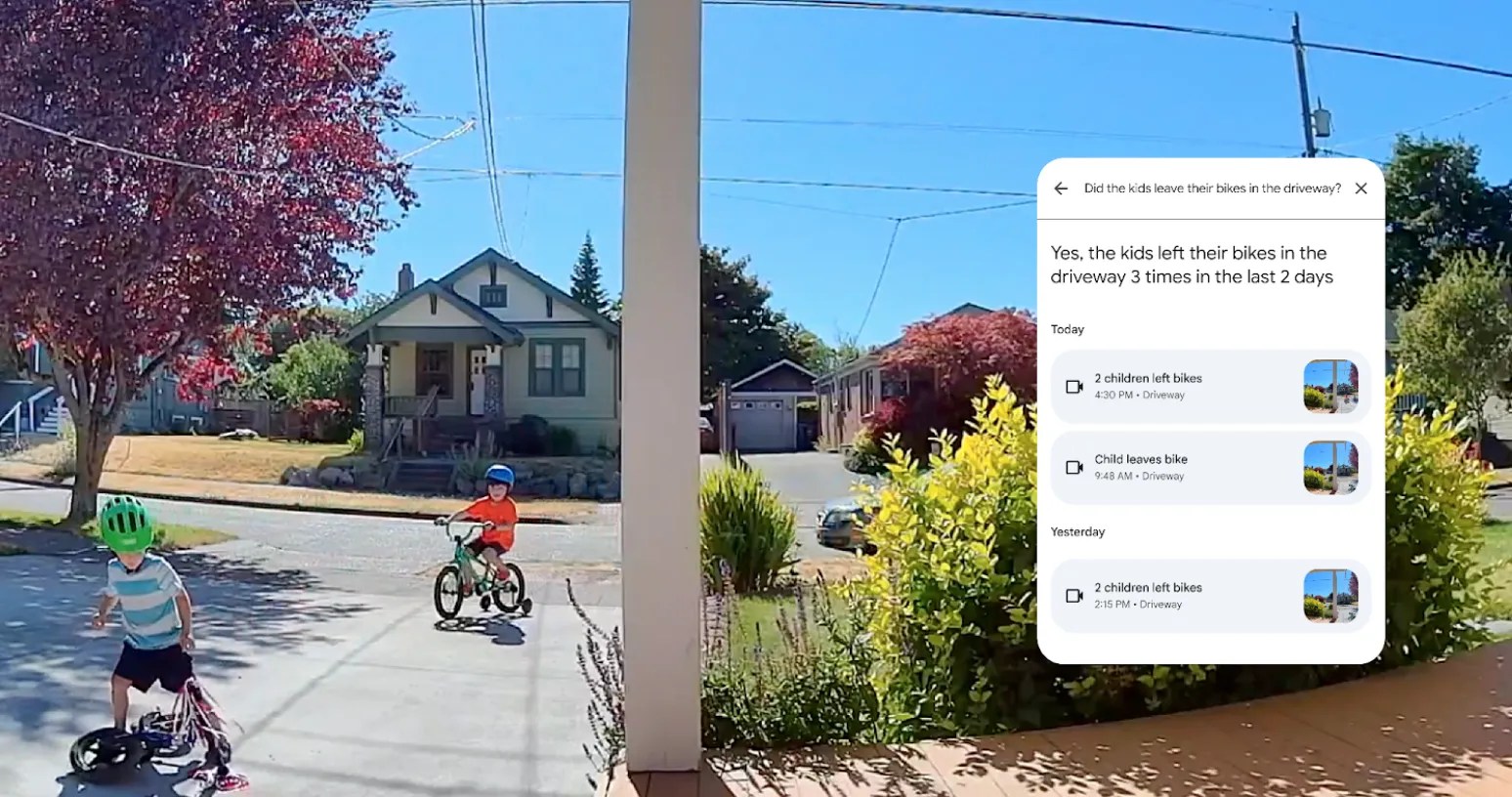 Google Home update enables Gemini to describe live camera feeds