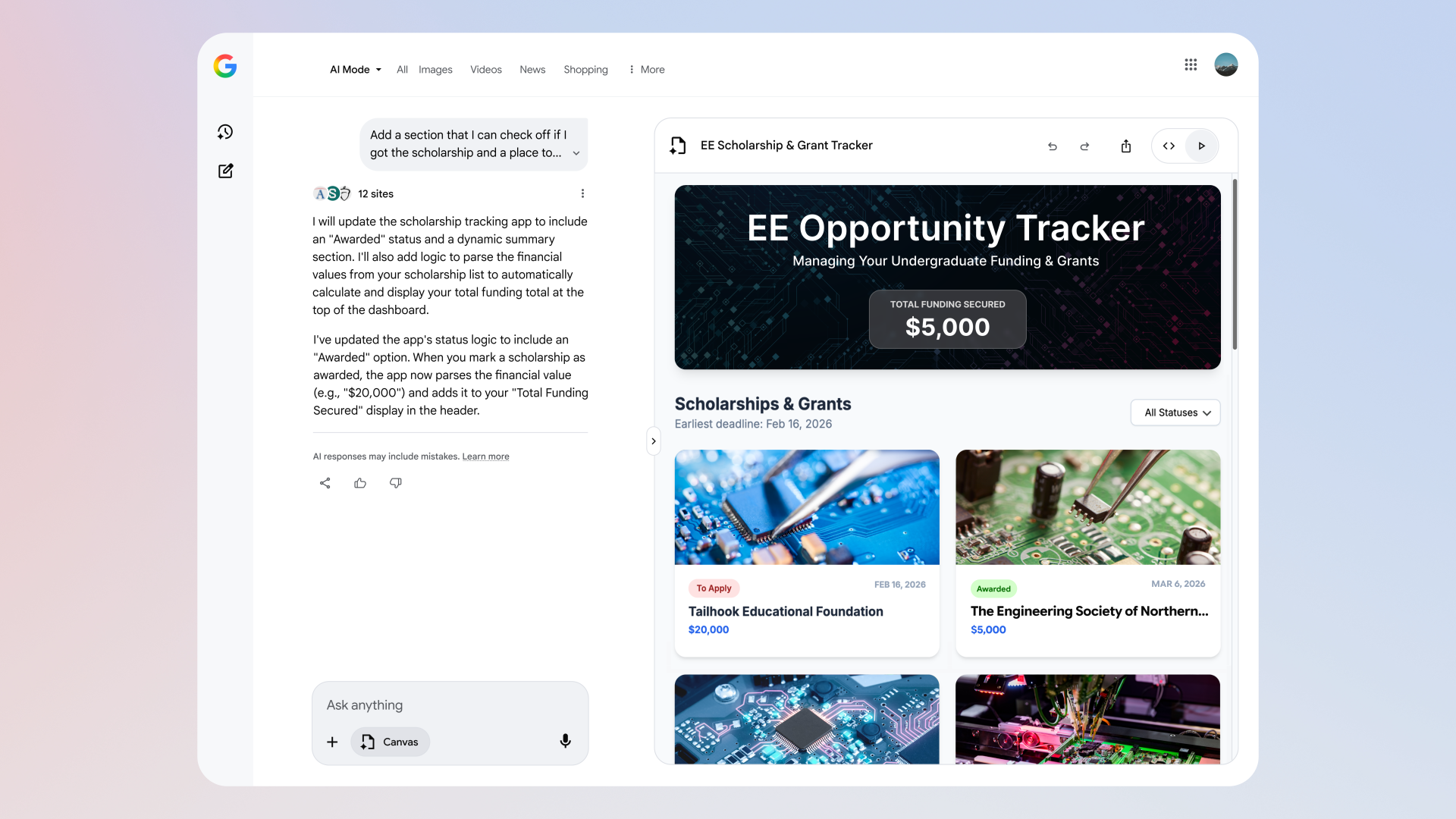 Google's AI-powered workspace now available to more users in Search