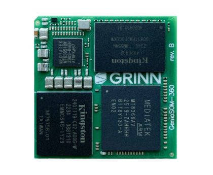 Grinn GenioSoM-360: MediaTek Genio 360P LGA Module Powers Edge AI in Compact Applications - CNX Software