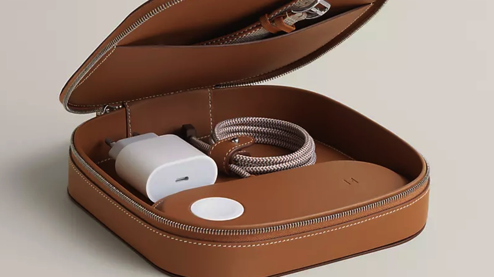 Hermès Debuts Calfskin Charging Case Valued Above Two MacBook Pros