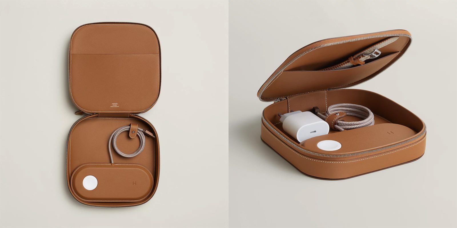 Hermès Unveils $5,000 Leather MagSafe Duo Charging Case for iPhone and Apple Watch