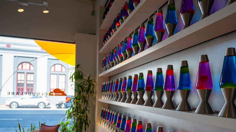 Cloudflare wall of entropy and lava lamp encryption wall in headquarters.