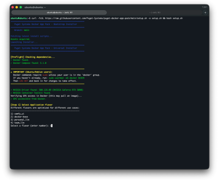 How to Install and Configure Puget Systems Docker App Packs