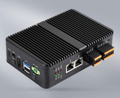 Industrial Computer with Raspberry Pi CM5: RS485/RS232/CAN Bus/DIO Interfaces, Dual Ethernet, Optional 4G/5G Module