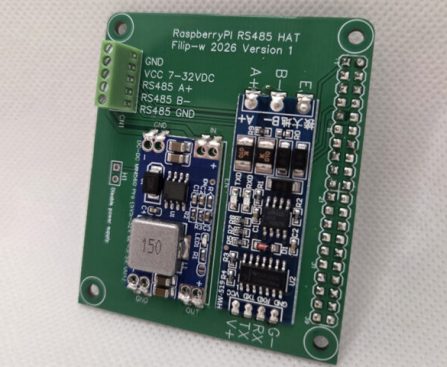 Industrial RS-485/Modbus Raspberry Pi HAT Compatible with OpenPLC, Supports 7V-32V DC Input - CNX Software