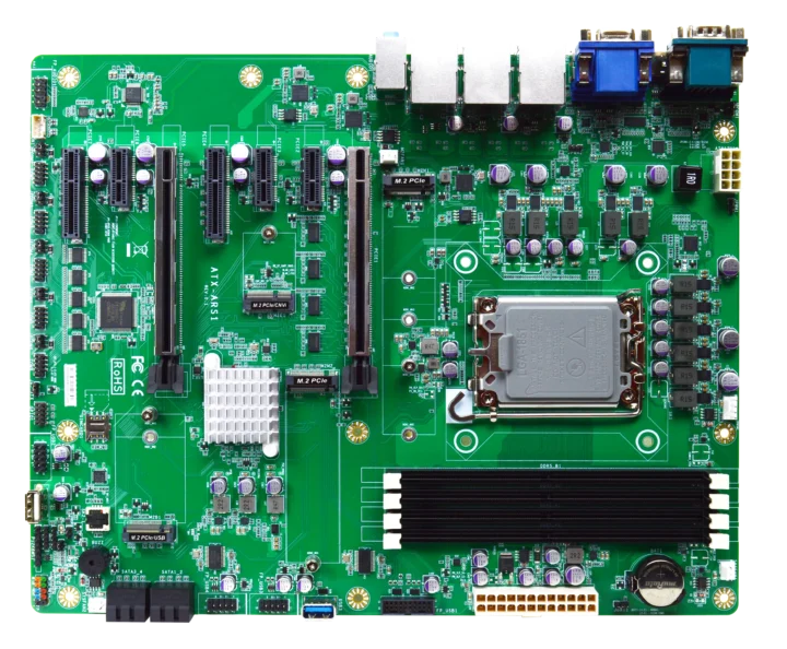 Jetway ATX-ARS1 motherboard 7x PCIe slots 4x CU-DIMM slots