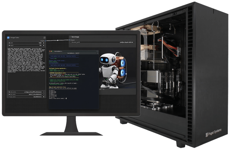 Introducing the Puget Systems Docker App Packs: From Unboxing to Inference
