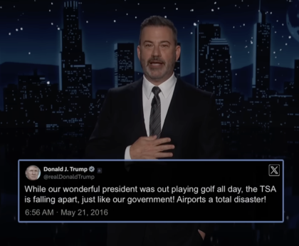 Jimmy Kimmel Roasts Trump with a Decade-Old Tweet