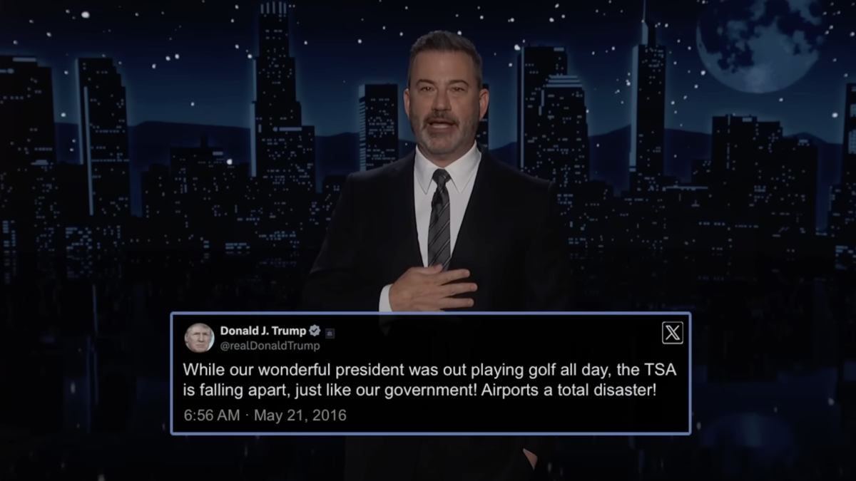 Jimmy Kimmel Roasts Trump with a Decade-Old Tweet