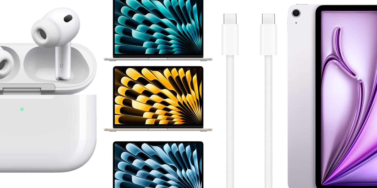 Latest Offers: AirPods Pro 3, $300 Discount 24GB M4 MacBook Air, Apple 240W Cable at $18, New M4 iPad Air, and Additional Items