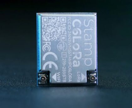 M5Stamp C6LoRa Tiny (18×15×2.3 mm) SMD Module Pairs ESP32-C6 with SX1262 LoRa Chip