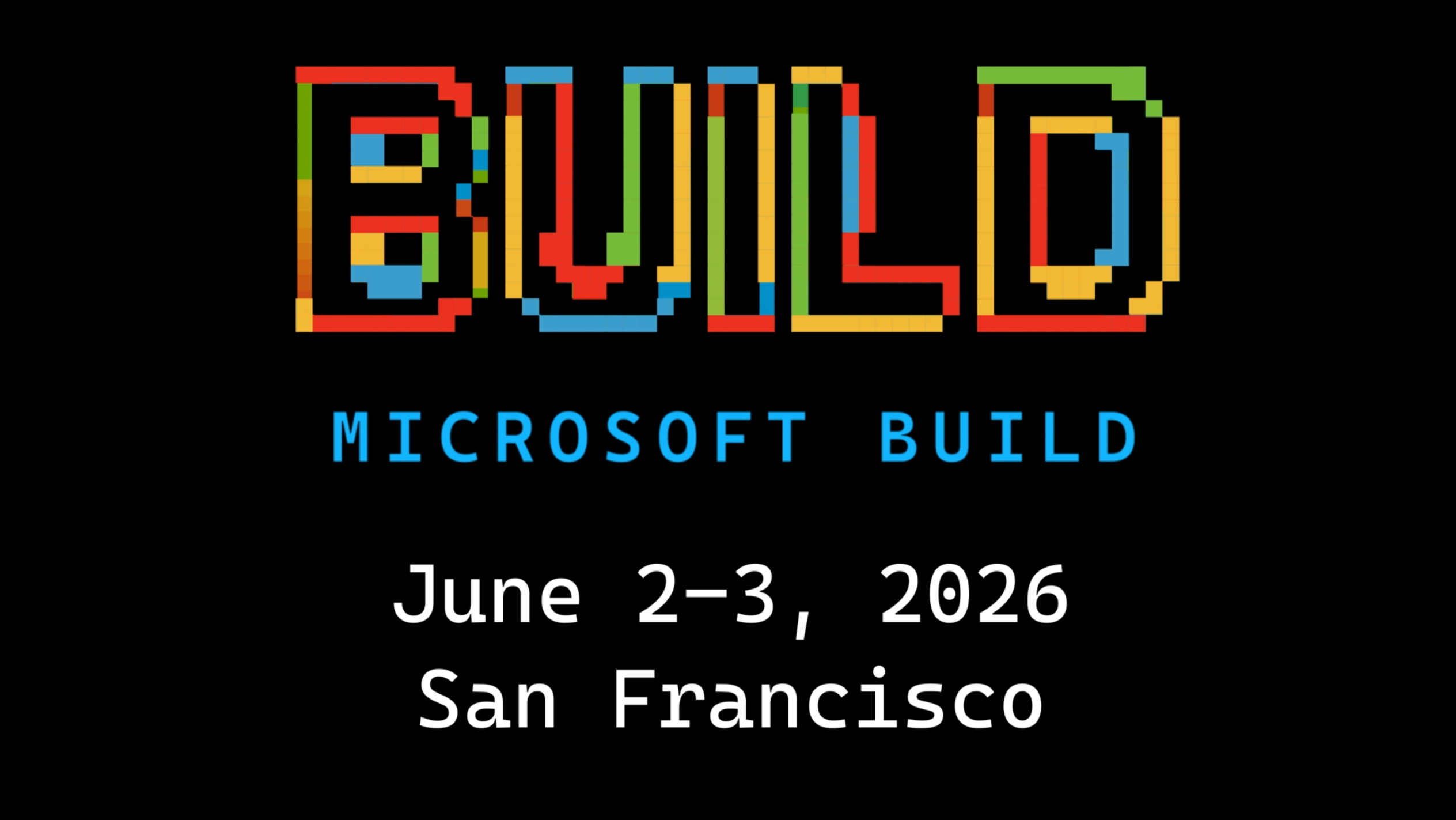Microsoft's Big Developer Conference Returns to San Francisco in June