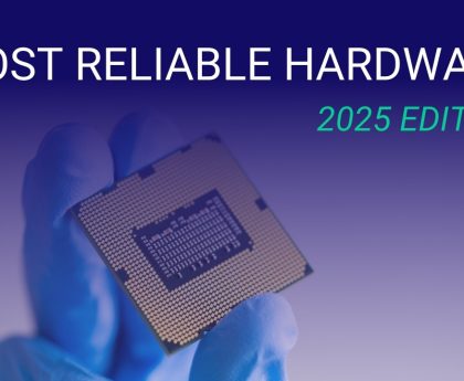 Most Reliable Hardware of 2025 by Puget Systems