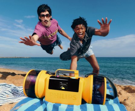 Philips' New Audio Gear Revives the Bright, Bold Colors of the '80s