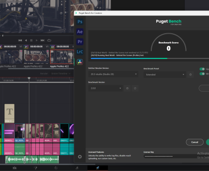 Puget Bench 2.0 Released for Premiere Pro and DaVinci Resolve!