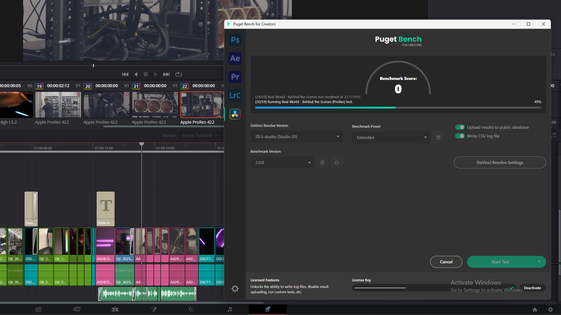 Puget Bench 2.0 Released for Premiere Pro and DaVinci Resolve!