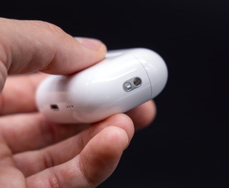 Purpose of the Dual Silver Openings on AirPods Pro Case