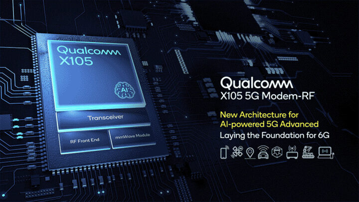 Qualcomm X105 6G-Ready 5G Modem Offers 14.8 Gbps Download and 4.2 Gbps Upload Peak Speeds