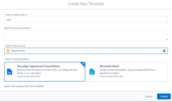 Salesforce Field Mapping with DocuSign Template