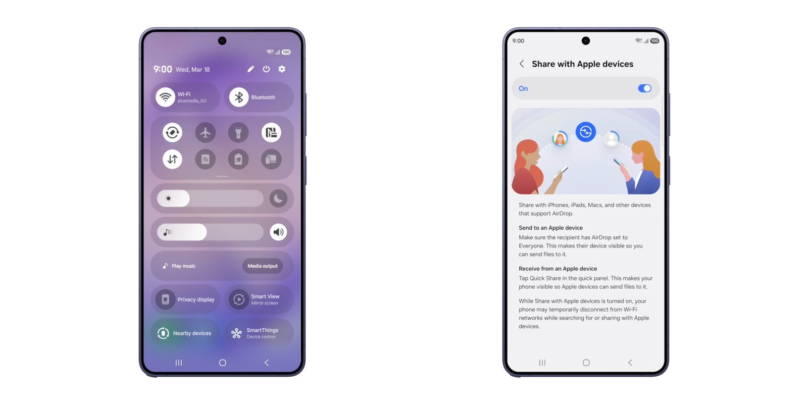 Samsung Launches AirDrop Capability through Quick Share on Galaxy S26, Extending to More Devices