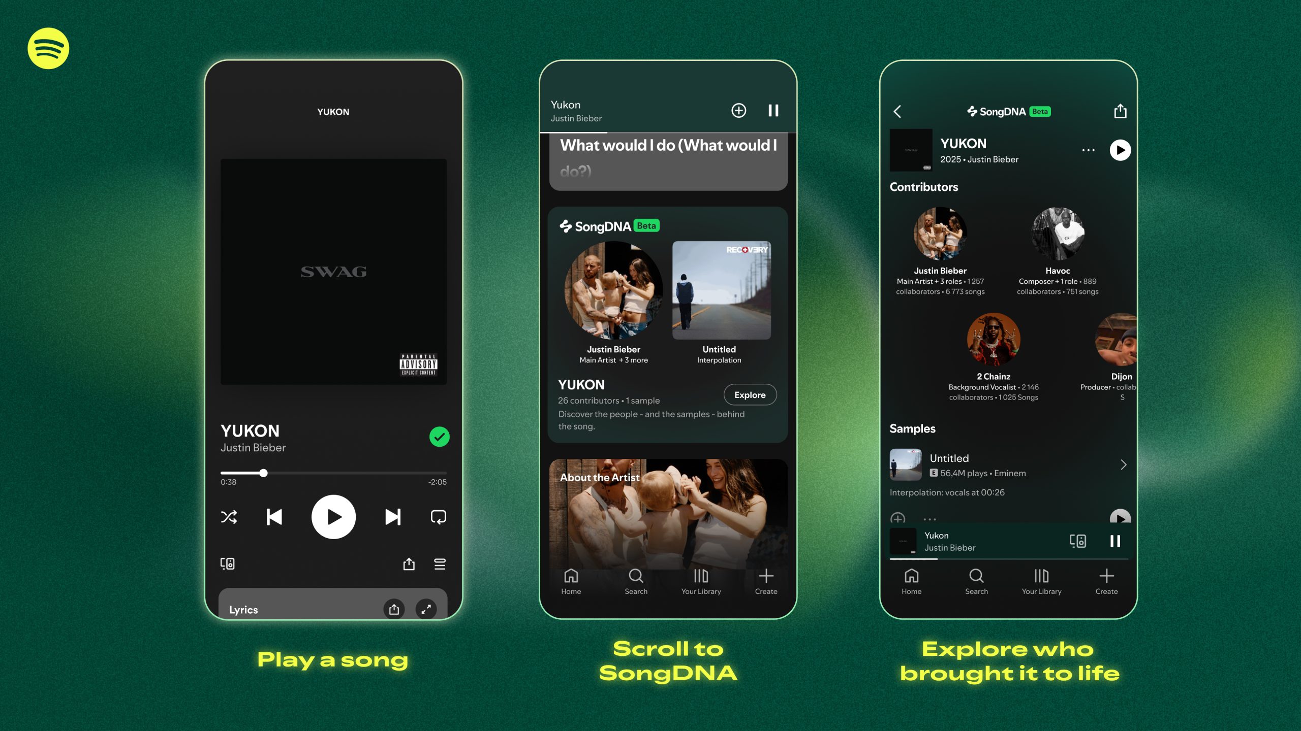 Spotify Introduces SongDNA to Map Connections Between Your Favorite Songs