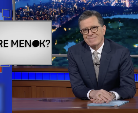 Stephen Colbert Explores Looksmaxxing, Questions Men's Well-being
