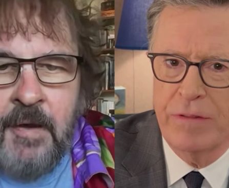 Stephen Colbert Reveals Co-Writing a New LOTR Movie in Video Call with Peter Jackson
