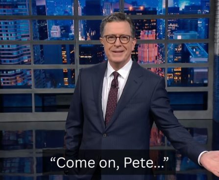 Stephen Colbert Skewers Pete Hegseth Over Extravagant Spending