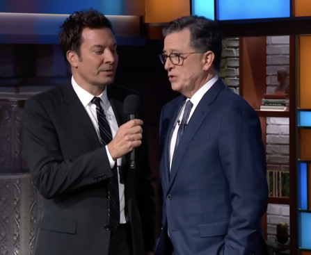 Stephen Colbert's Interview Outtakes with Jimmy Fallon Are Well Worth Watching