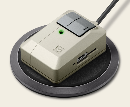 The classic Apple Macintosh mouse inspired Spigen's retro AirPods case
