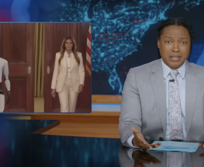 The Daily Show's Josh Johnson Reacts to Melania Trump's Robot