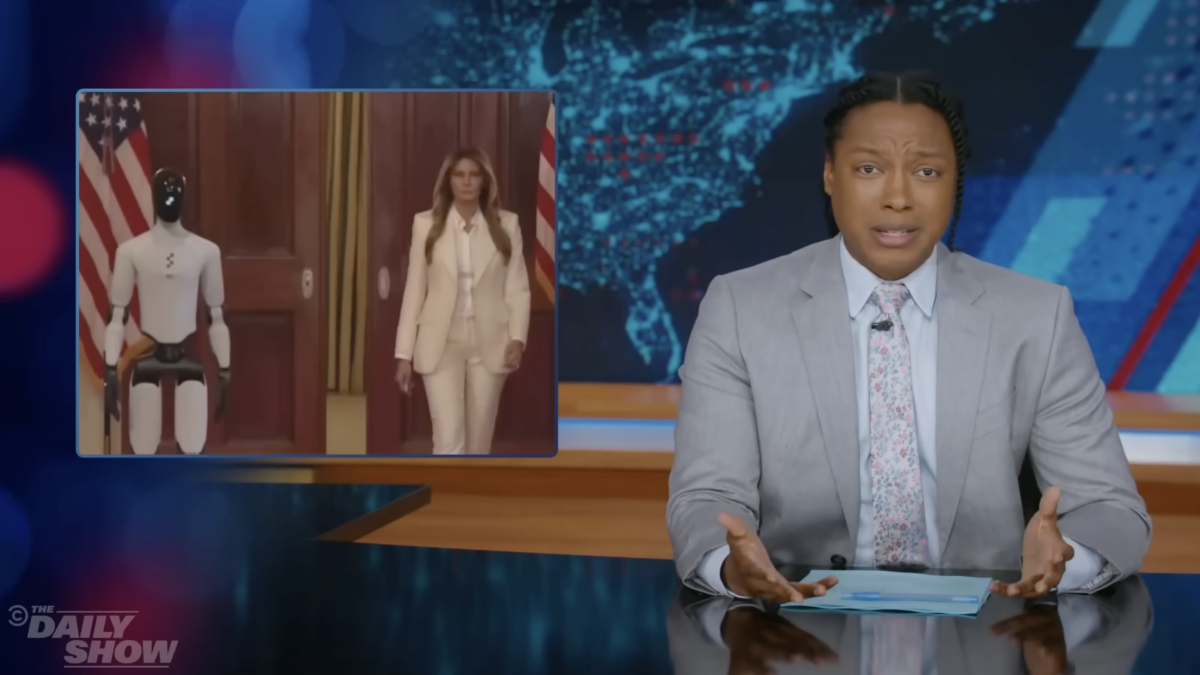 The Daily Show's Josh Johnson Reacts to Melania Trump's Robot