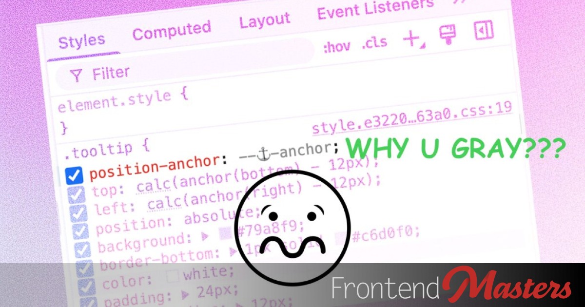 The Major Pitfall of Anchor Positioning – Frontend Masters Blog