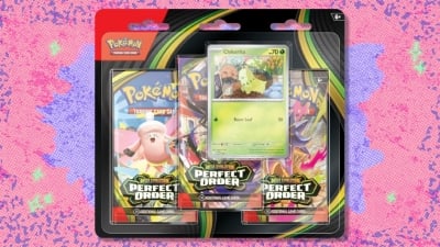 The Pokémon TCG Perfect Order 3-Pack Chikorita Blister is now below market price on Amazon — save compared to TCGplayer