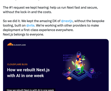 The Pulse: Cloudflare Transforms Next.js as AI Transforms Commercial Open Source