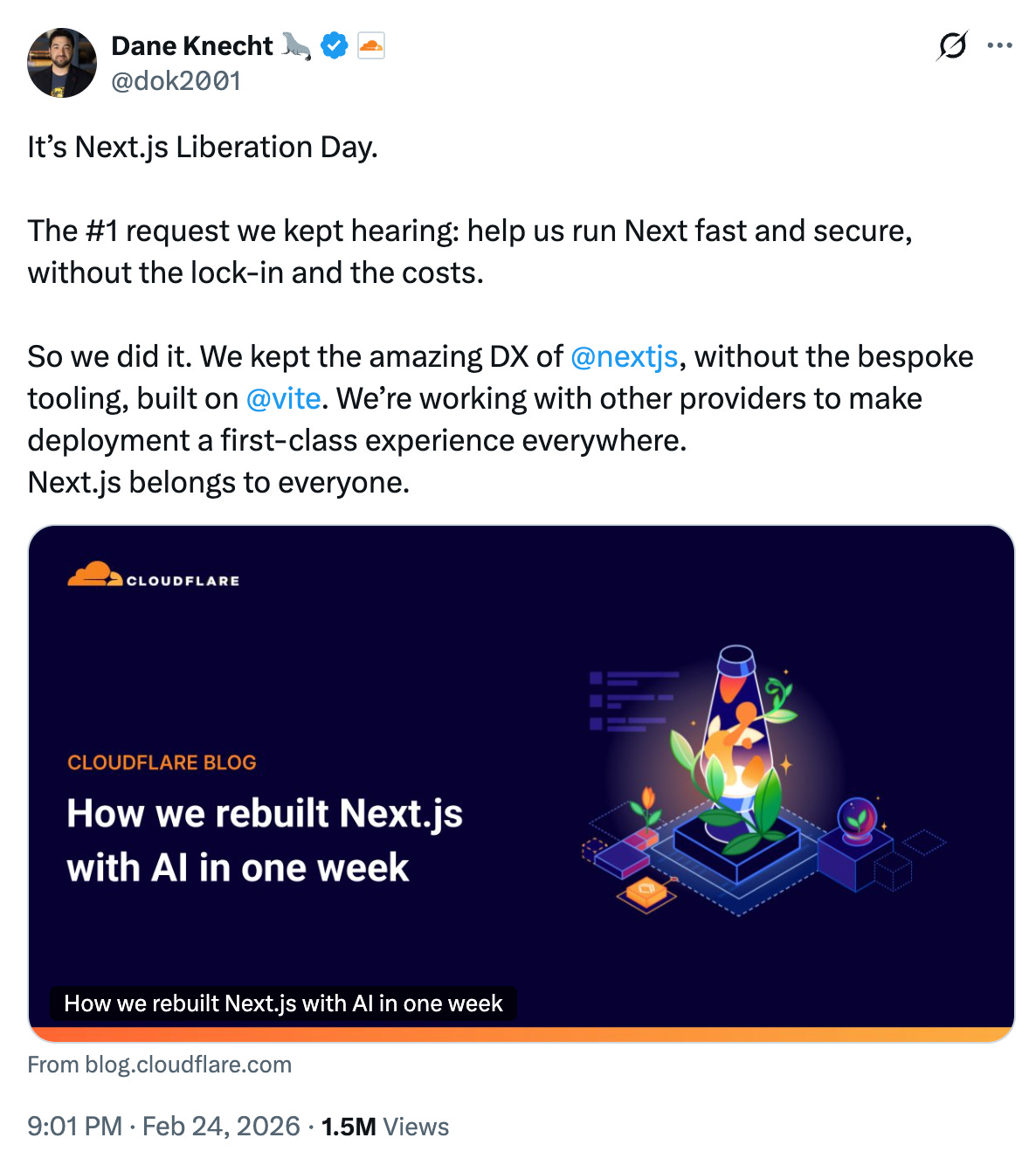 The Pulse: Cloudflare Transforms Next.js as AI Transforms Commercial Open Source