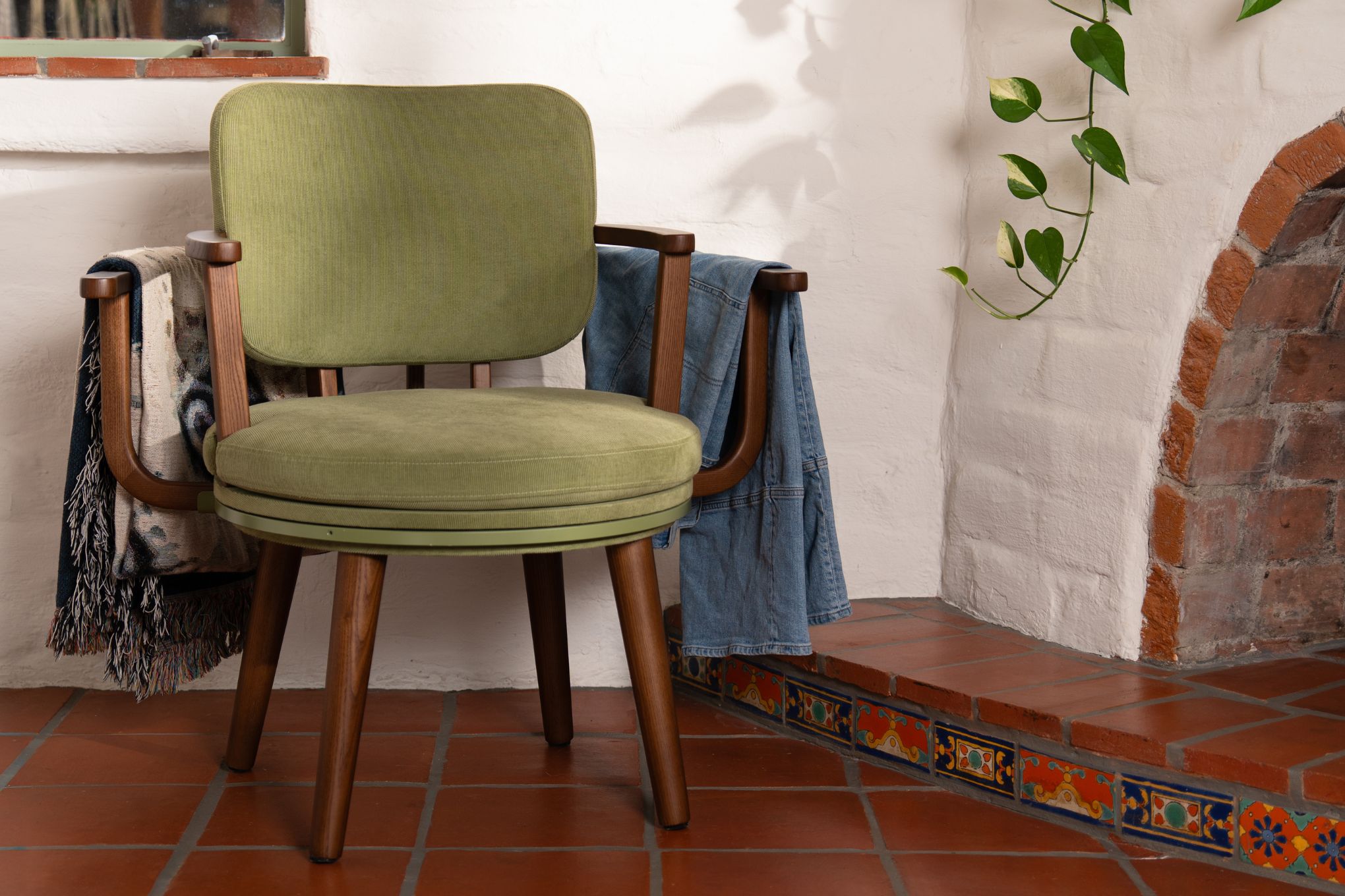 This Chair Provides a Home for Half-Worn Clothes